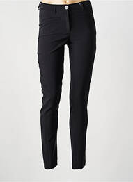 Pantalon slim țesătură poplin mărime normală negru GREGORY PAT femme