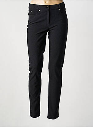 Pantalon slim elasticitate mărime normală negru GUY DUBOUIS femeie
