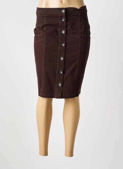 Fustă midi maro MERI & ESCA femeie