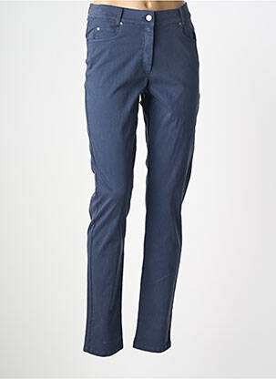 Pantalon slim albastru GUY DUBOUIS femeie