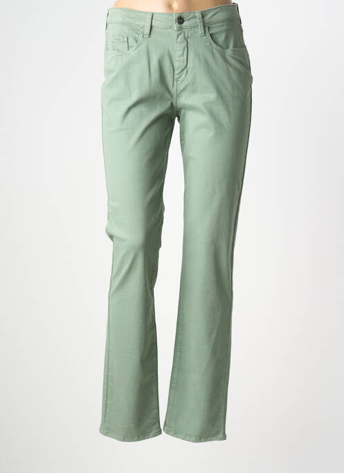 Pantalon slim verde GUY DUBOUIS femeie