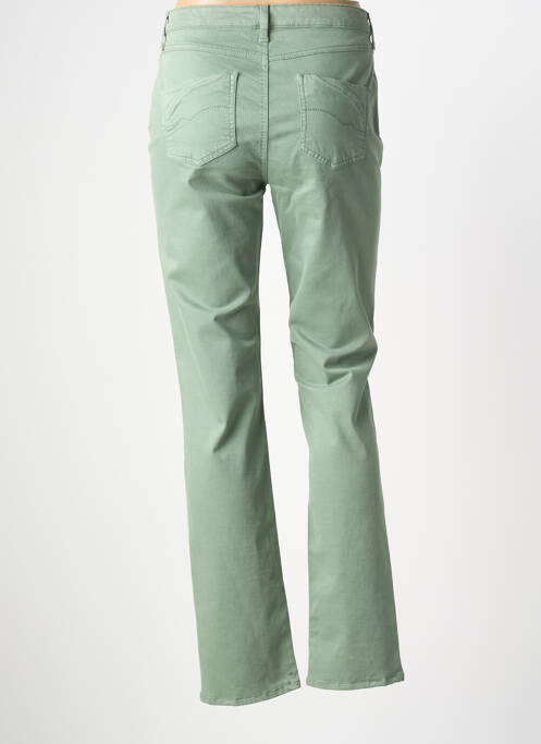 Pantalon slim verde GUY DUBOUIS femeie