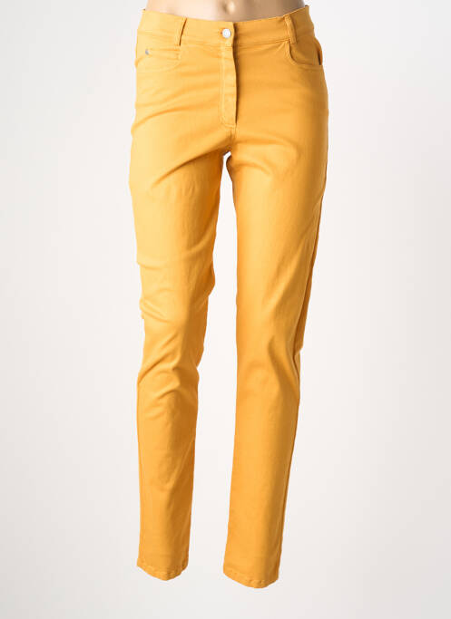 Pantalon slim galben GUY DUBOUIS femeie
