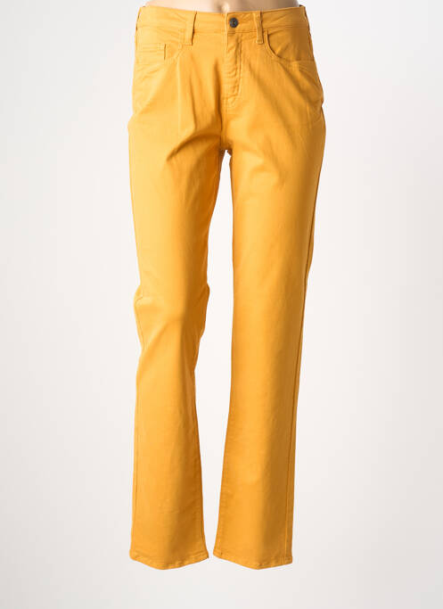 Pantalon slim galben GUY DUBOUIS femeie