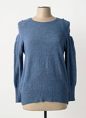 Pulover albastru COULEURS DU TEMPS femeie