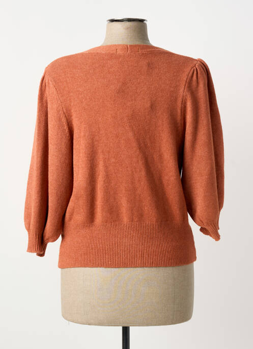 Vestă cu mâneci lungi portocaliu COULEURS DU TEMPS femeie