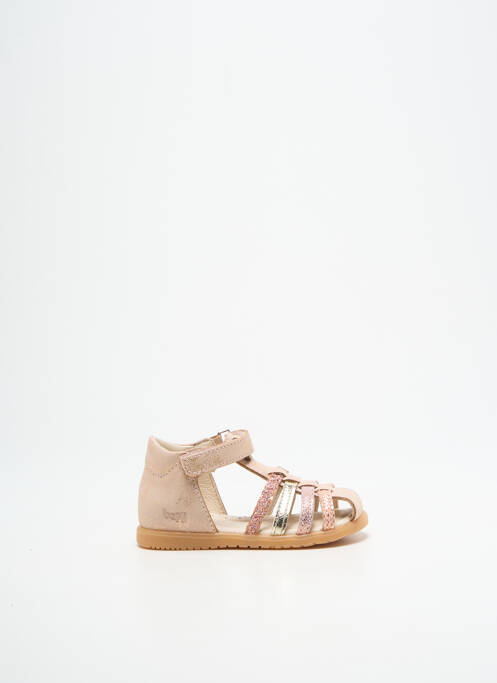 Sandale/Pantofi decupați roz BOPY fată