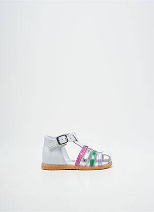 Sandale/Pantofi decupați alb BOPY fată