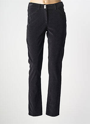 Pantalon slim elasticitate mărime normală negru GREGORY PAT femeie