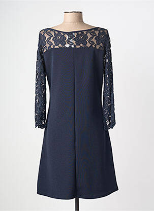 Rochie midi mâneci lungi mâneci lungi albastru GUY DUBOUIS femeie