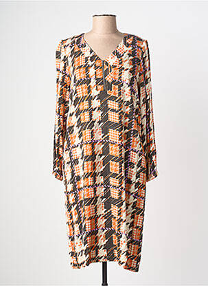 Rochie midi portocaliu GREGORY PAT femeie