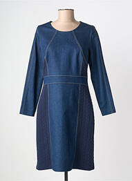 Rochie midi mâneci lungi mâneci lungi albastru MERI & ESCA femme