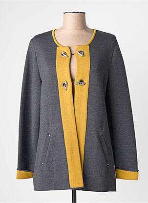 Vestă cu mâneci lungi gri PAUPORTÉ femeie