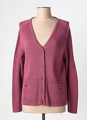 Vestă cu mâneci lungi violet PAUPORTÉ femeie