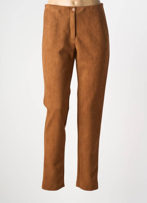 Pantalon slim maro GUY DUBOUIS femeie