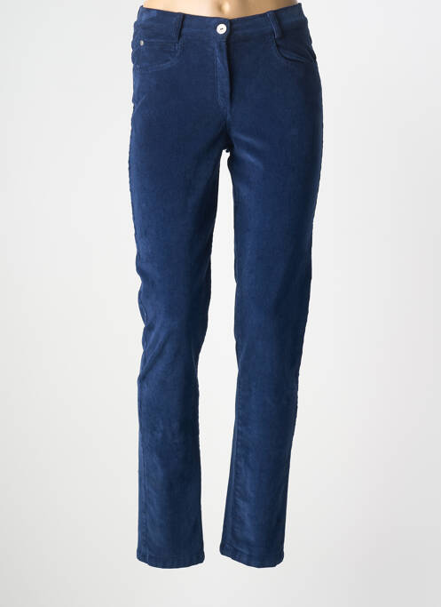 Pantalon slim albastru GUY DUBOUIS femeie