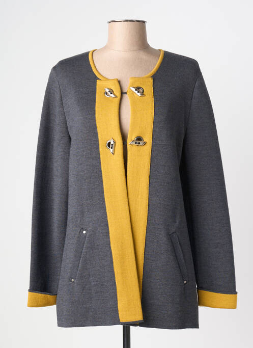 Vestă cu mâneci lungi gri PAUPORTÉ femeie