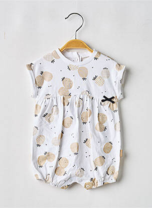 Salopetă scurtă alb MAYORAL fată