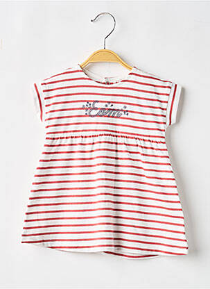 Rochie midi roșu ELLE EST OU LA MER fată