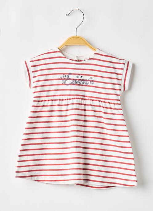 Rochie midi roșu ELLE EST OU LA MER fată