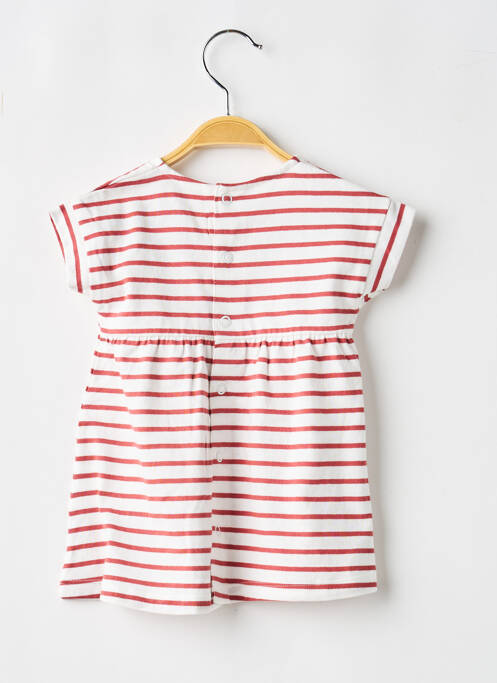 Rochie midi roșu ELLE EST OU LA MER fată