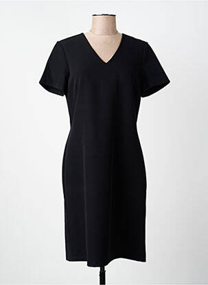 Rochie midi mâneci scurte mâneci scurte negru GUY DUBOUIS femeie