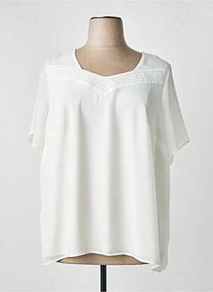 Top alb GUY DUBOUIS femeie