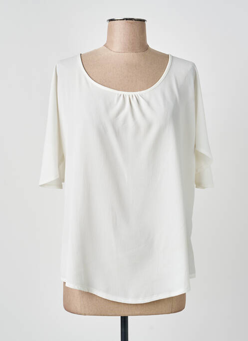 Top alb GUY DUBOUIS femeie