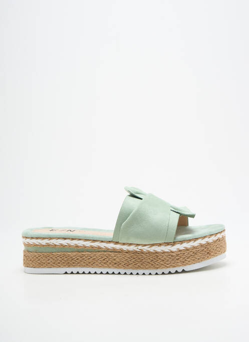 Mulete/Saboți verde ELUE PAR NOUS femeie