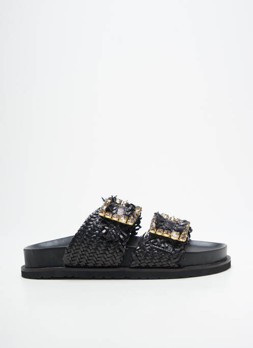 Mulete/Saboți negru ELUE PAR NOUS femeie