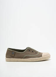 Slip-on-uri branț detașabil toc plat până la 3 cm verde TITANITOS femme
