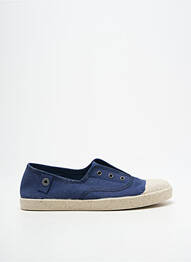 Slip-on-uri branț detașabil toc plat până la 3 cm albastru TITANITOS femme