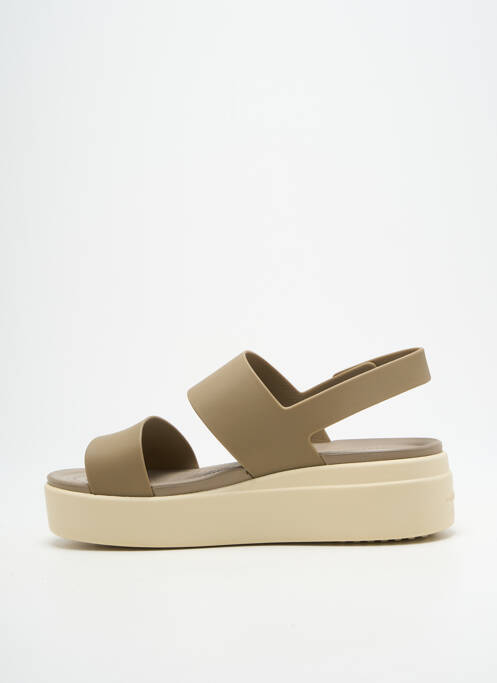 Sandale/Pantofi decupați maro CROCS femeie