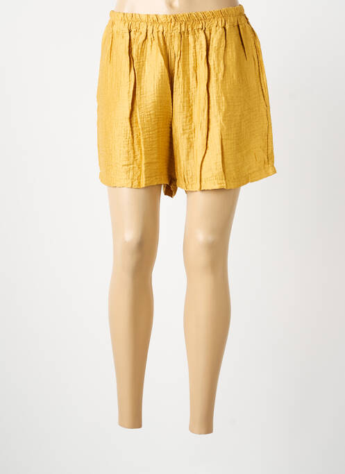 Șort galben THE CORNER femeie