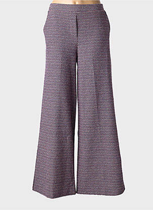 Pantalon evazat elasticitate talie înaltă roz IMPREVU femeie