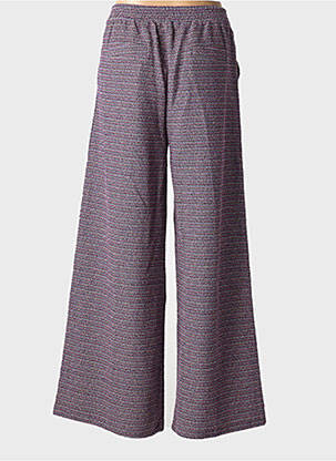 Pantalon evazat elasticitate talie înaltă roz IMPREVU femeie