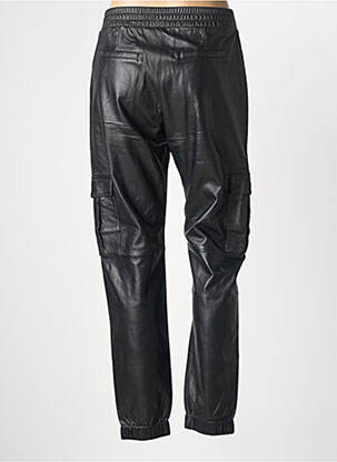 Pantalon cargo talie înaltă talie înaltă negru OAKWOOD femeie