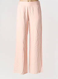 Pantalon larg țesătură crep mărime normală roz SCARLET ROOS femme
