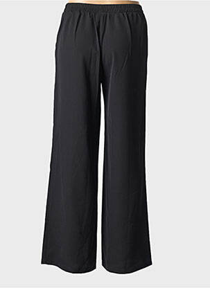 Pantalon evazat talie elastică mărime normală negru EMA BLUE'S femeie