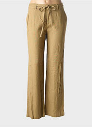 Pantalon drept talie cu cleme talie înaltă verde ONLY femeie