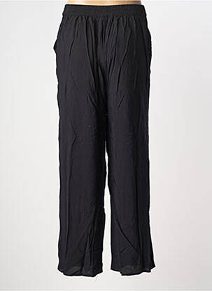 Pantalon drept țesătură poplin mărime normală negru ONLY femeie
