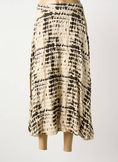 Fustă lungă bej MINETTE femeie