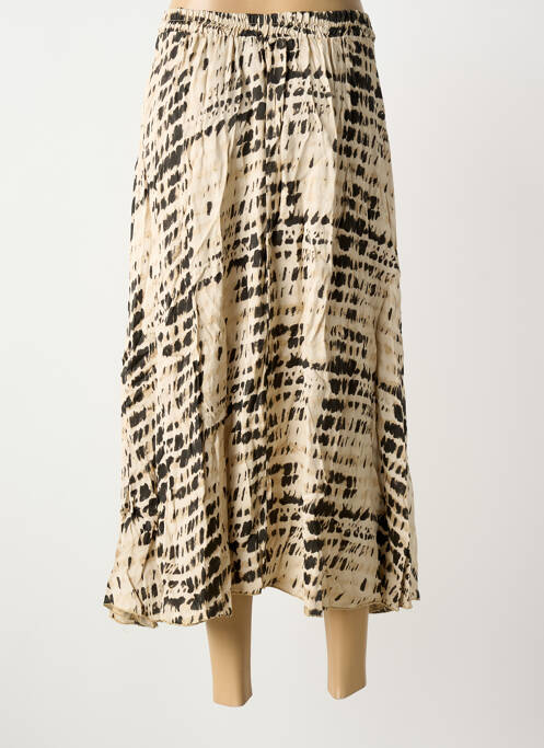 Fustă lungă bej MINETTE femeie