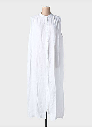 Rochie lungă alb MINETTE femeie