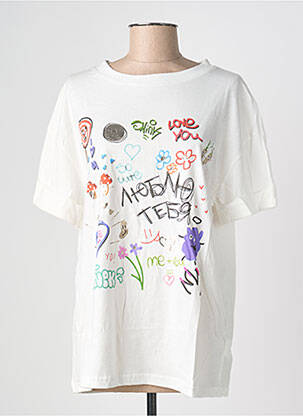 Tricou alb MINETTE femeie