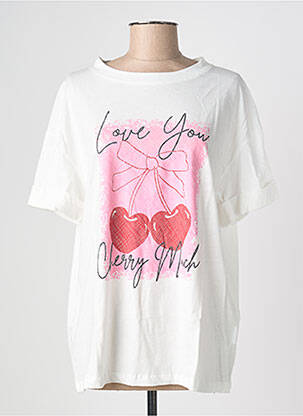 Tricou alb MINETTE femeie