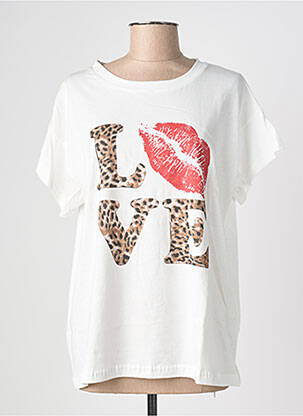 Tricou alb MINETTE femeie