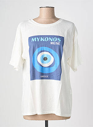 Tricou alb MINETTE femeie