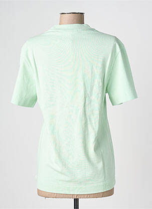 Tricou serigrafie mâneci scurte verde VRAI* femeie