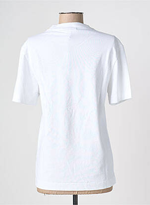 Tricou serigrafie mâneci scurte alb VRAI* femeie
